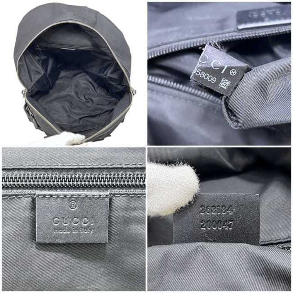 GUCCI Black Leather Backpack - Picture 4 of 11
